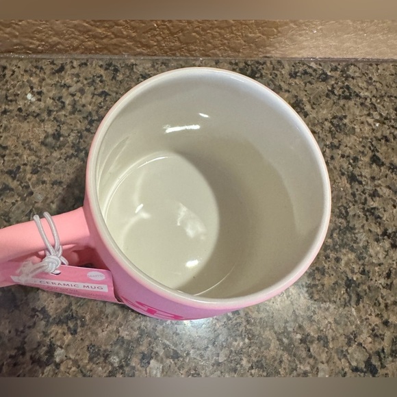 NWT Barbie Logo Pink 21 oz. Coffee Mug - Picture 4 of 4